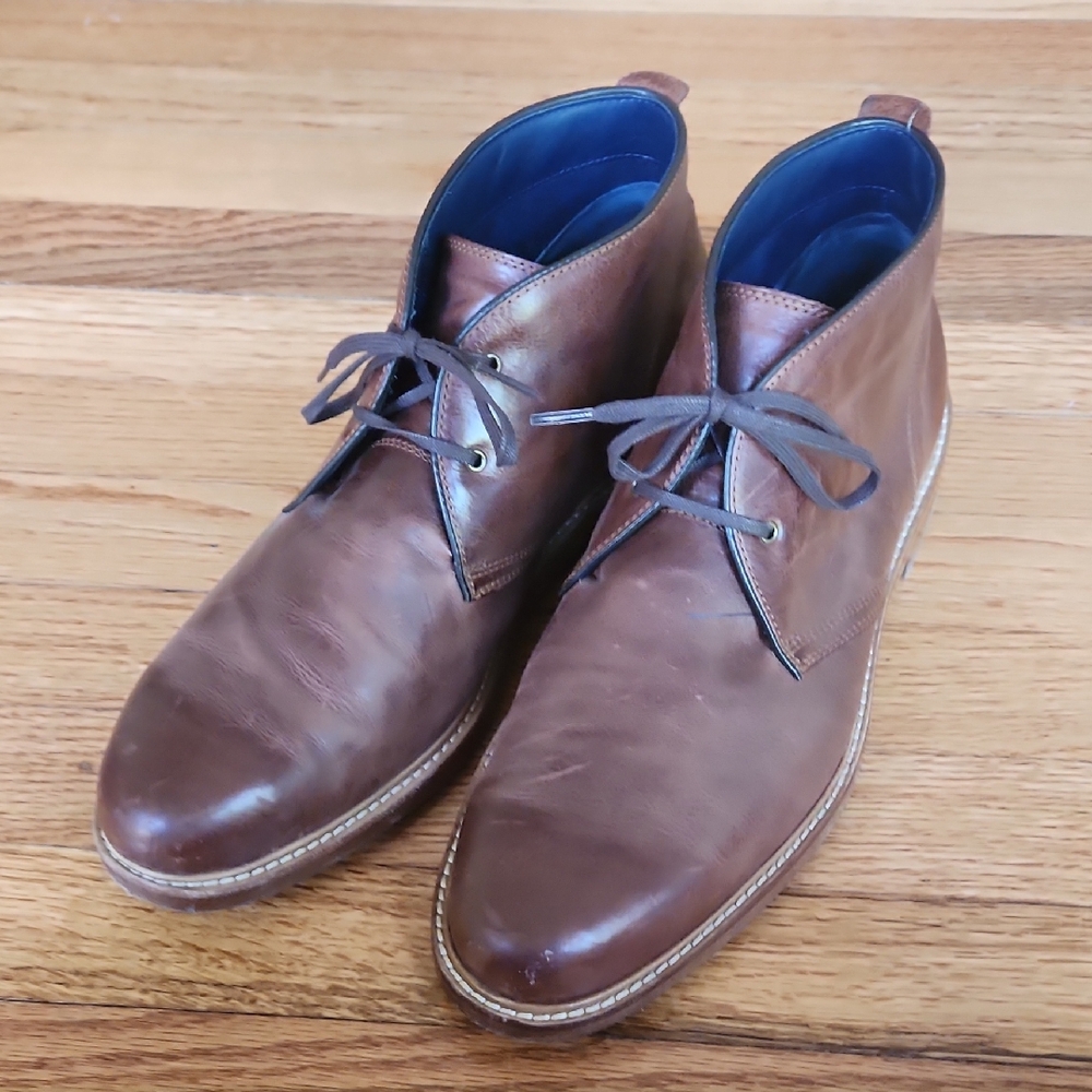 Cole Haan Brown Leather Chukka Boots Size 11.5